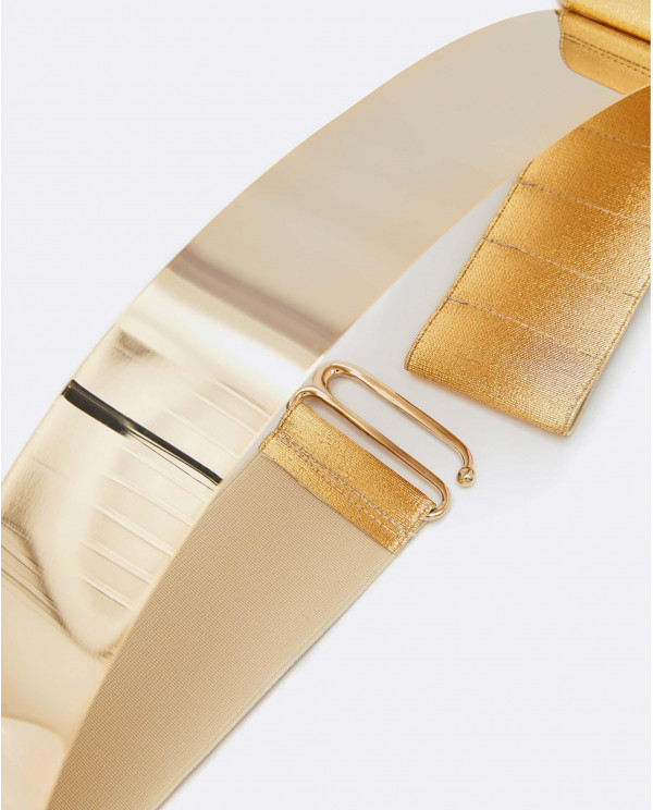 WIDE GOLD BELT