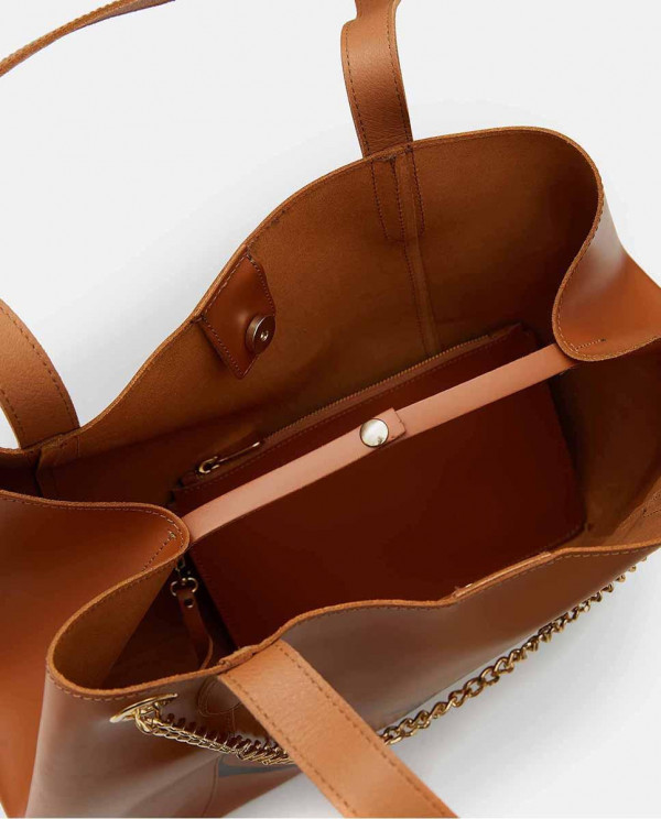 BOLSO NAPA ROMANA CUERO