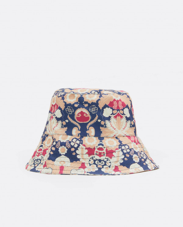 BRAVE PRINTED WOVEN BUCKET HAT