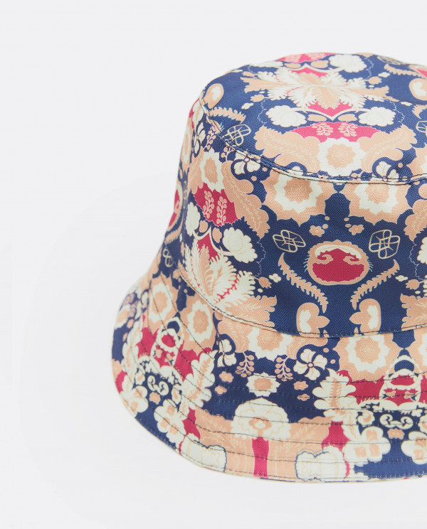 BRAVE PRINTED WOVEN BUCKET HAT