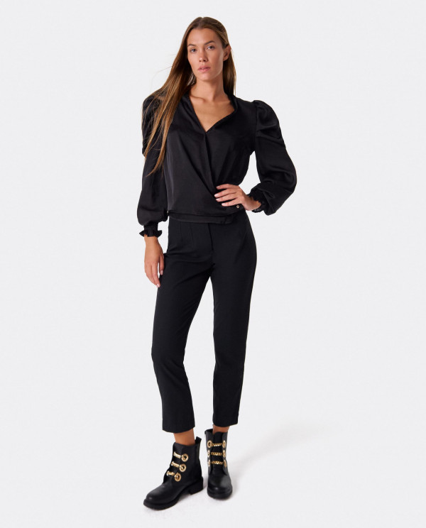 PANTALON ESENCIAL PITILLO CREP NEGRO