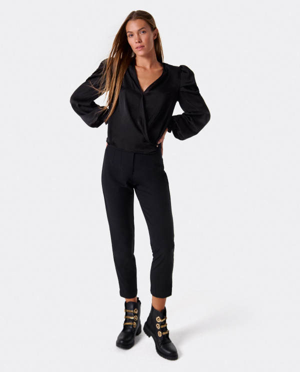 PANTALON ESENCIAL PITILLO CREP NEGRO