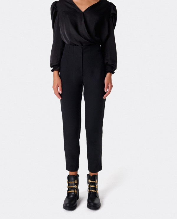 PANTALON ESENCIAL PITILLO CREP NEGRO