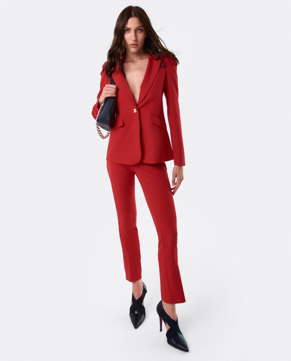 PANTALON PENELOPE CREP ROJO