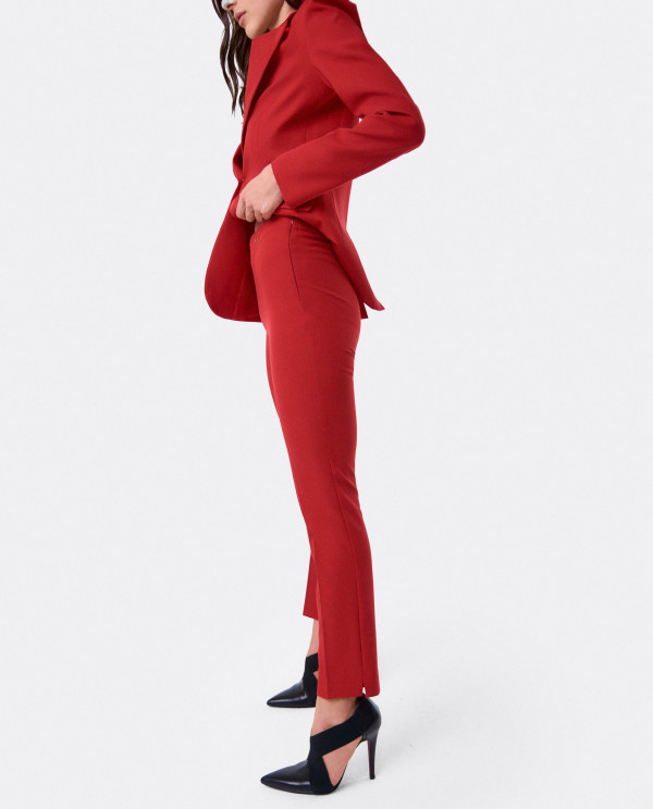 PANTALON PENELOPE CREP ROJO