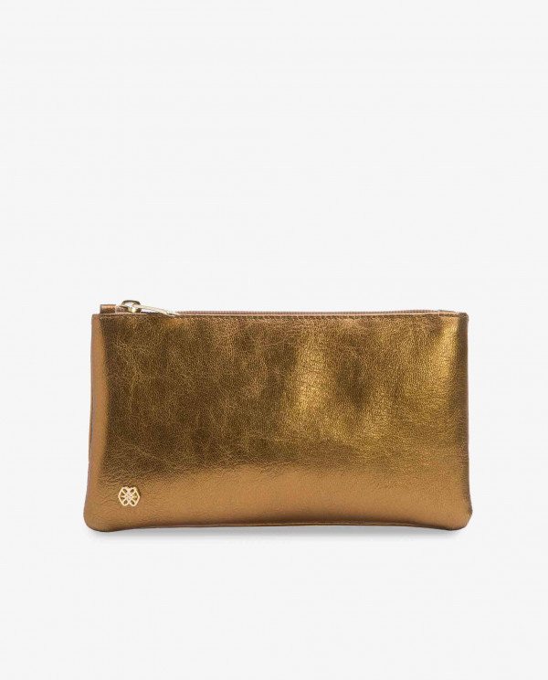 CARTERA METAL BRONCE