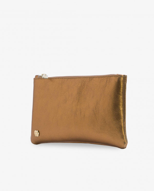CARTERA METAL BRONCE