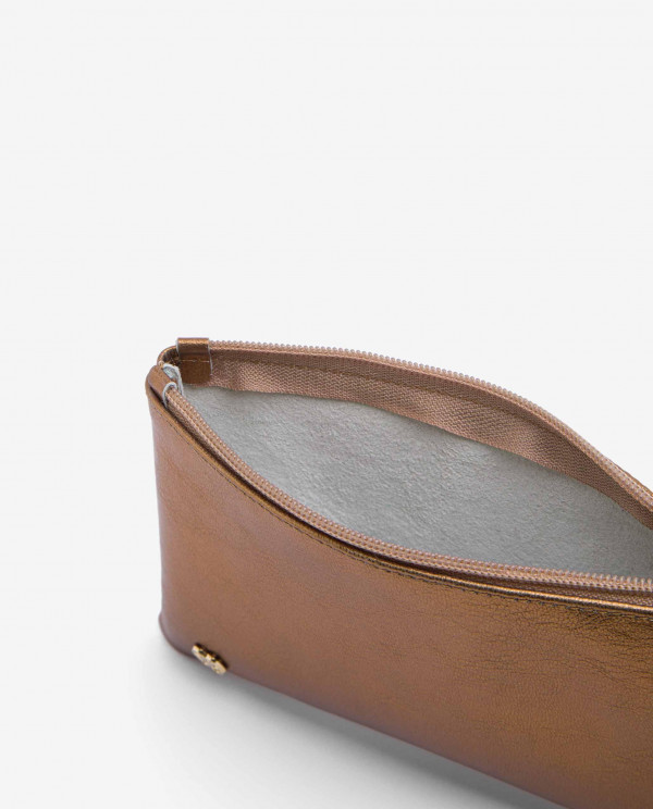 CARTERA METAL BRONCE