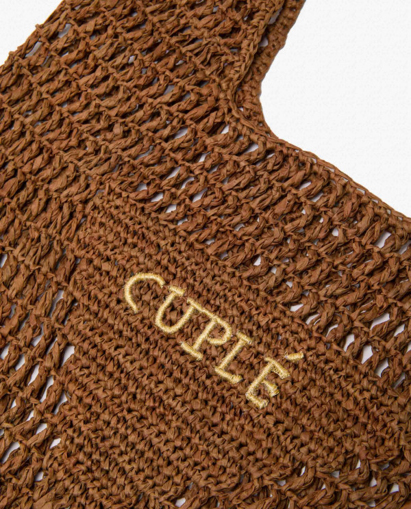 BOLSA RED RAFIA BEIG