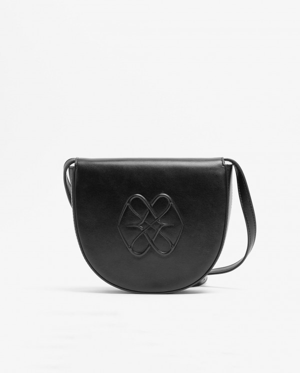 BLACK TECHNOLOGY LOGO CROSSBODY BAG
