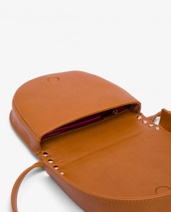 LEATHER TECHNOLOGY STUDDED CROSSBODY BAG