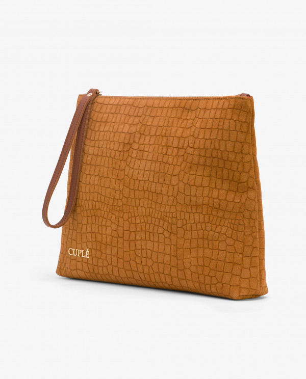 MEDIUM HAND WALLET COCO SUEDE LEATHER