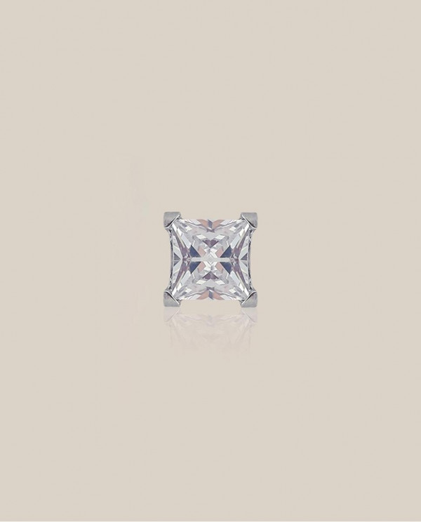 PIERCING 015.M SQUARE MD METAL SILVER