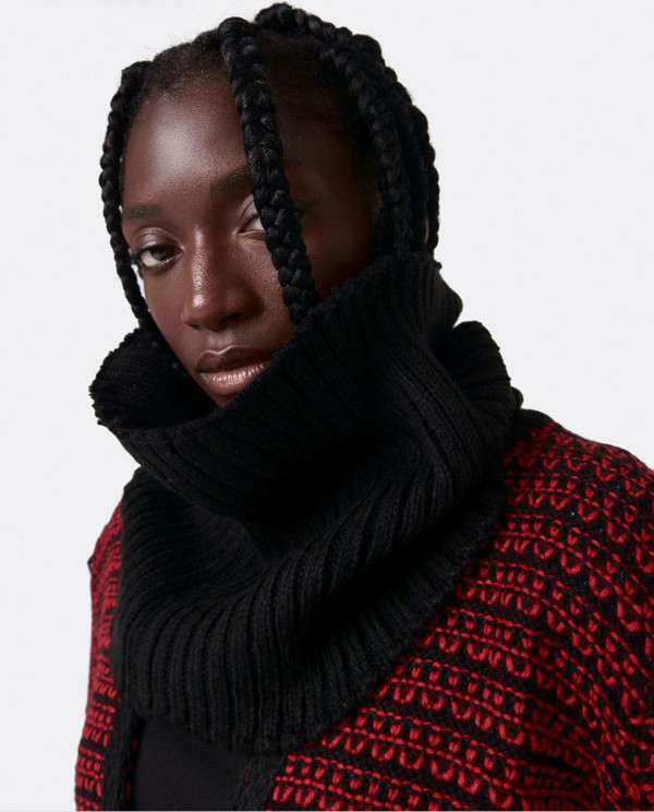 Bicolor Tunica Black/Red Point