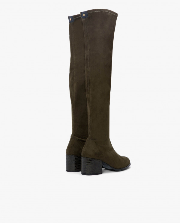 SUEDE STRECH COMMAND MOSQUETER BOOT