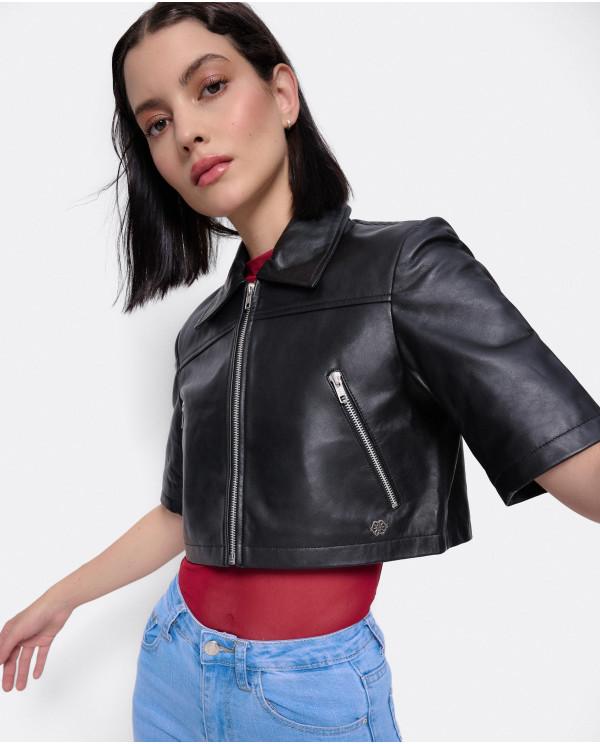 TORERA CORTA PIEL NEGRO