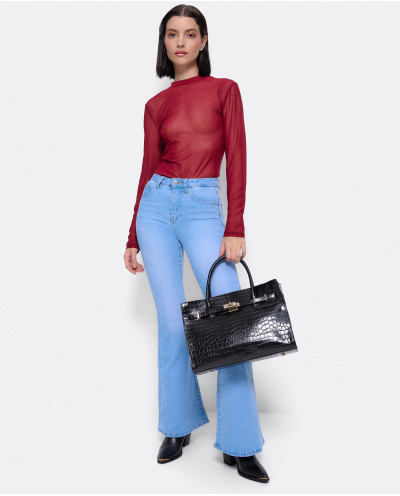 PANTALÓN VAQUERO CON...